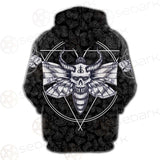 Satanic Death Moth SED-0171 Hoodie Raglan