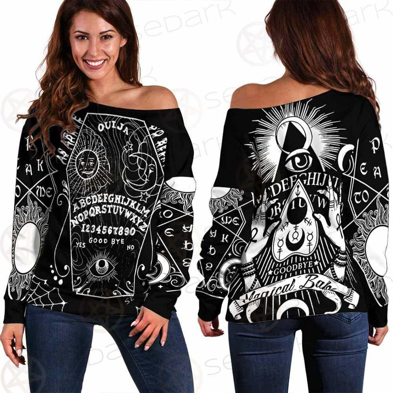 Gothic Megical Babe SED-0202 Off Shoulder Sweaters