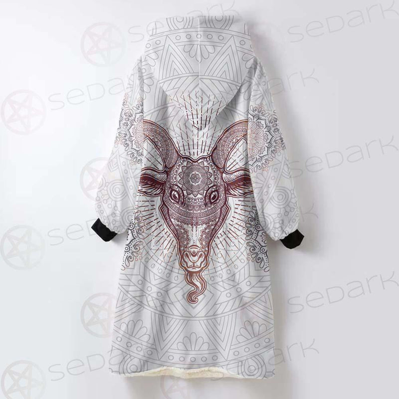 Satan Boho SED-0203 Oversized Sherpa Blanket Hoodie