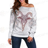 Satan Boho SED-0203 Off Shoulder Sweaters