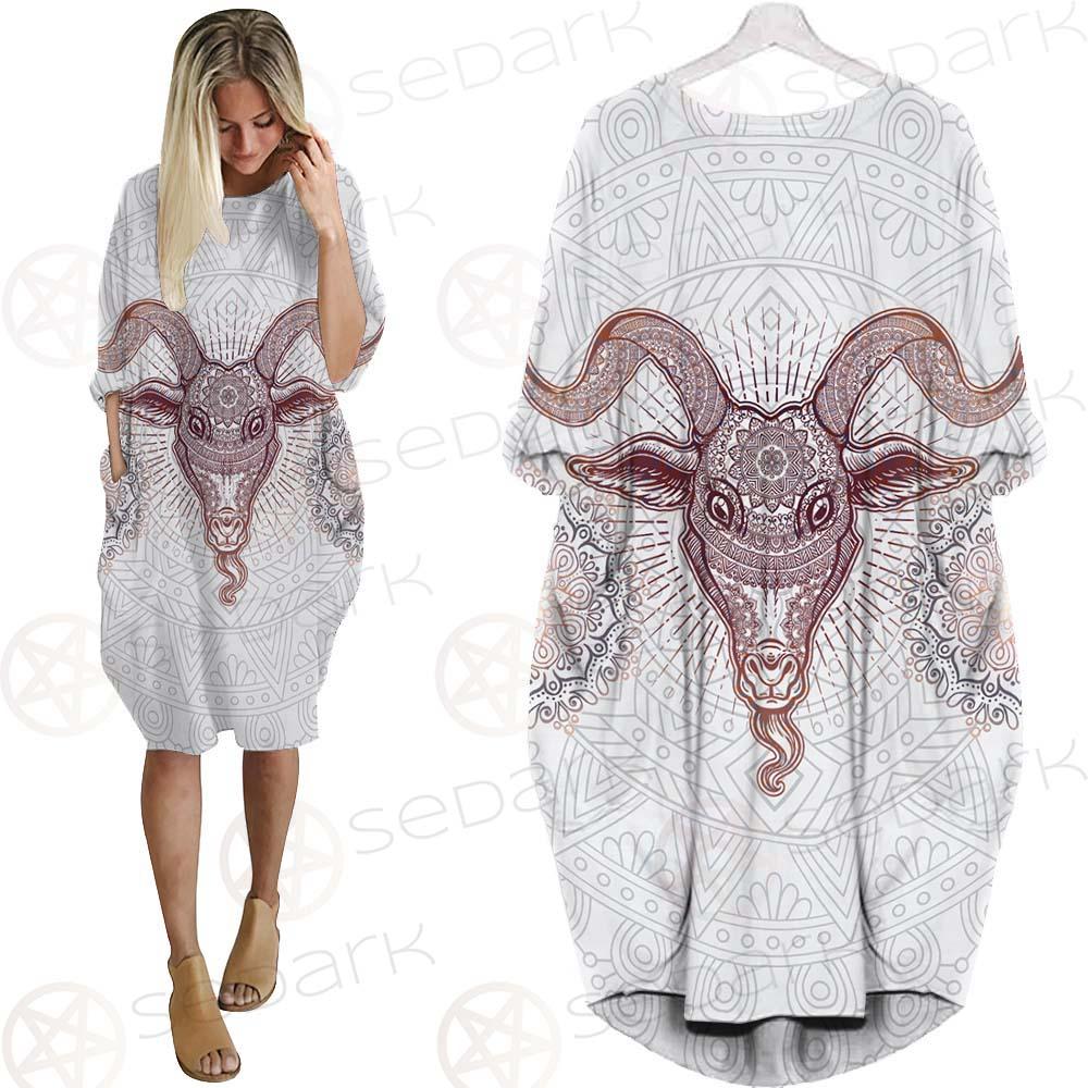 Satan Boho SED-0203 Batwing Pocket Dress