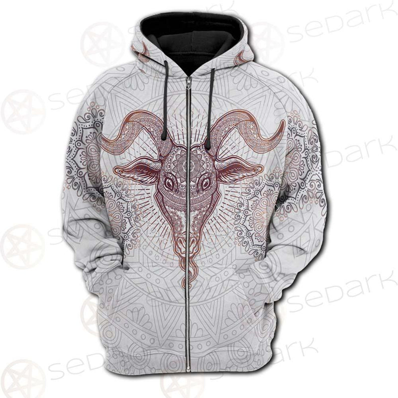 Satan Boho SED-0203 Hoodie Raglan Zip
