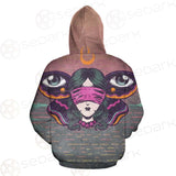 Gothic Girl Butterfly SED-0204 Hoodie Allover