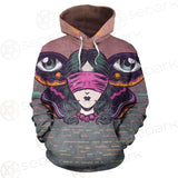 Gothic Girl Butterfly SED-0204 Hoodie Allover