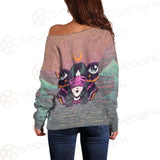 Gothic Girl Butterfly SED-0204 Off Shoulder Sweaters