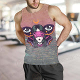 Gothic Girl Butterfly SED-0204 Men Tank-tops