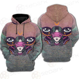 Gothic Girl Butterfly SED-0204 Hoodie Raglan