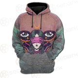 Gothic Girl Butterfly SED-0204 Hoodie Raglan