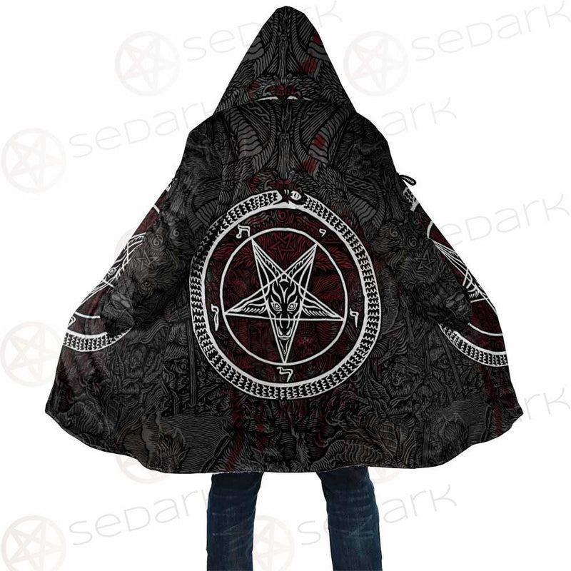Satanic Sigil of Baphomet SED-0205 Cloak with bag