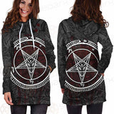 Satanic Sigil of Baphomet SED-0205 Hoodie Dress