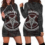 Satanic Sigil of Baphomet SED-0205 Hoodie Dress