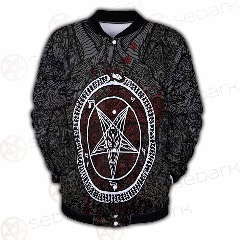 Satanic Sigil of Baphomet SED-0205 Button Jacket