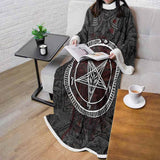 Satanic Sigil of Baphomet SED-0205 Sleeved Blanket