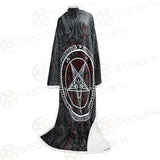 Satanic Sigil of Baphomet SED-0205 Sleeved Blanket