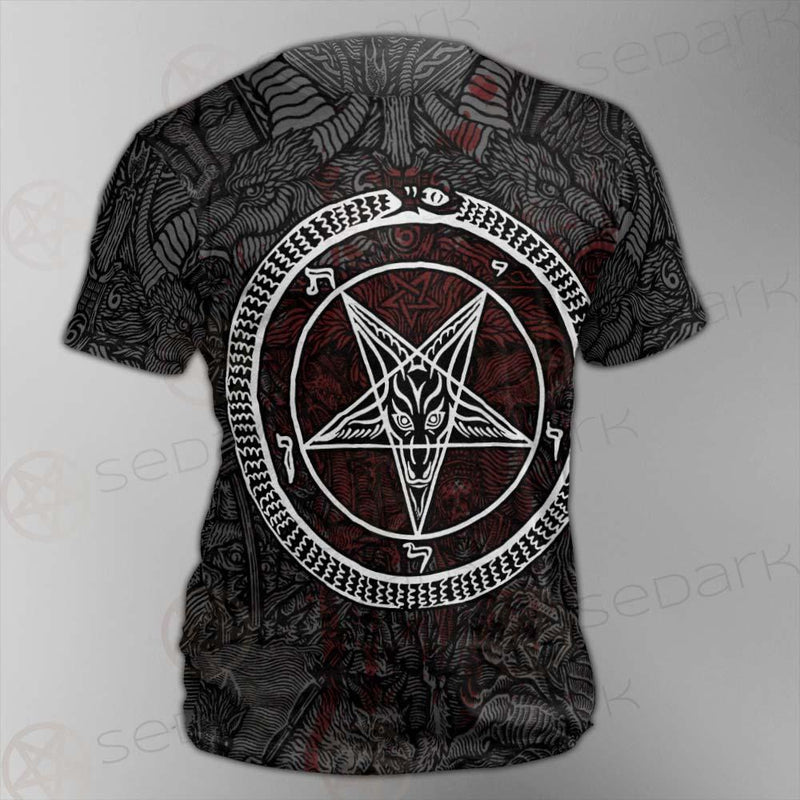 Satanic Sigil of Baphomet SED-0205 Unisex T-shirt