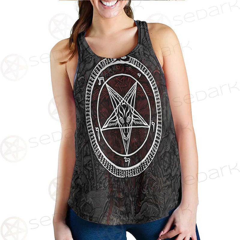 Satanic Sigil of Baphomet SED-0205 Women Tank Top