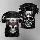 Satan Skull Bat SED-0206 Unisex T-shirt