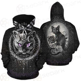 Gothic Cat SED-0207 Hoodie Allover