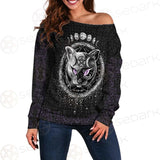Gothic Cat SED-0207 Off Shoulder Sweaters