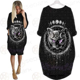 Gothic Cat SED-0207 Batwing Pocket Dress