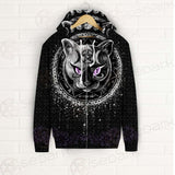 Gothic Cat SED-0207 Zip-up Hoodies