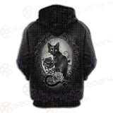 Gothic Cat SED-0207 Hoodie Raglan Zip