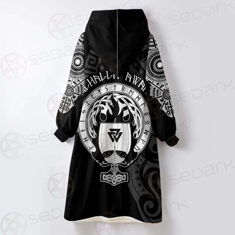 Viking Valhalla SED-0208 Oversized Sherpa Blanket Hoodie