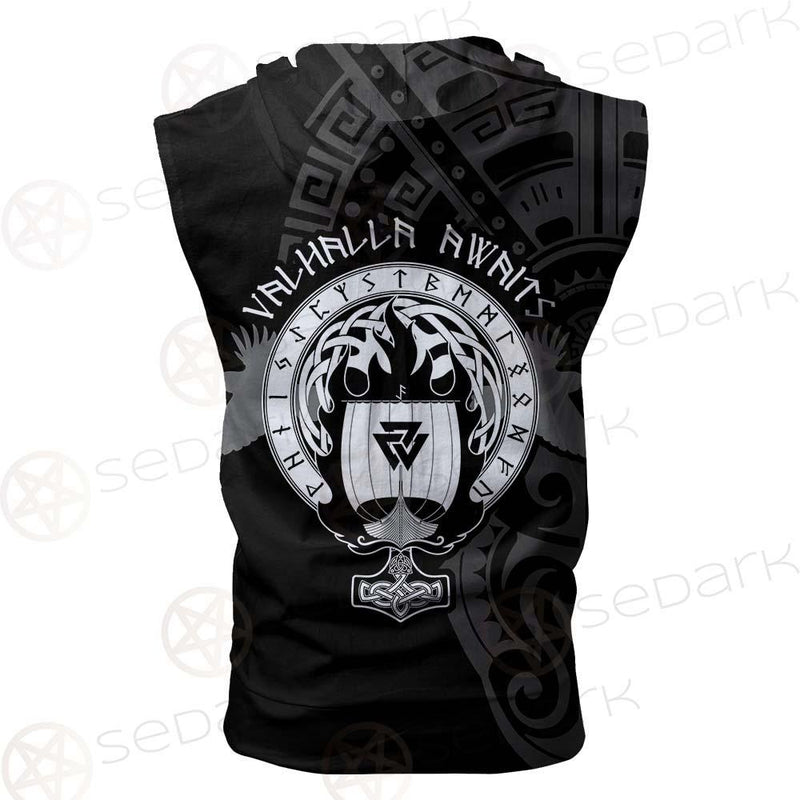 Viking Valhalla SED-0208 Zip Sleeveless Hoodie