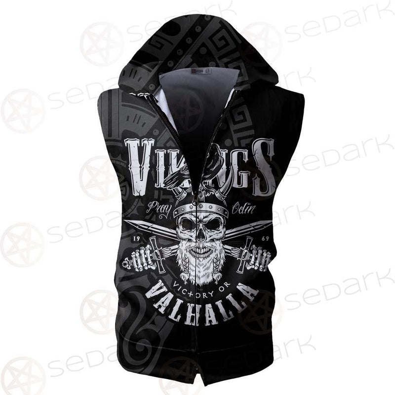 Viking Valhalla SED-0208 Zip Sleeveless Hoodie
