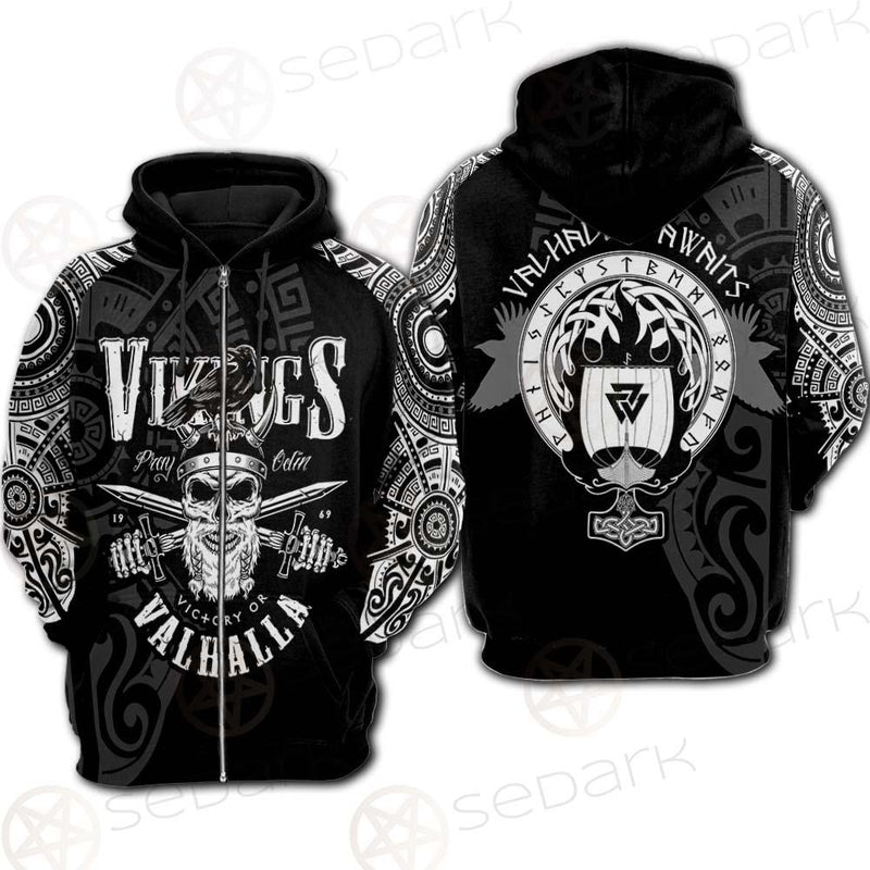 Viking Valhalla SED-0208 Hoodie Raglan Zip