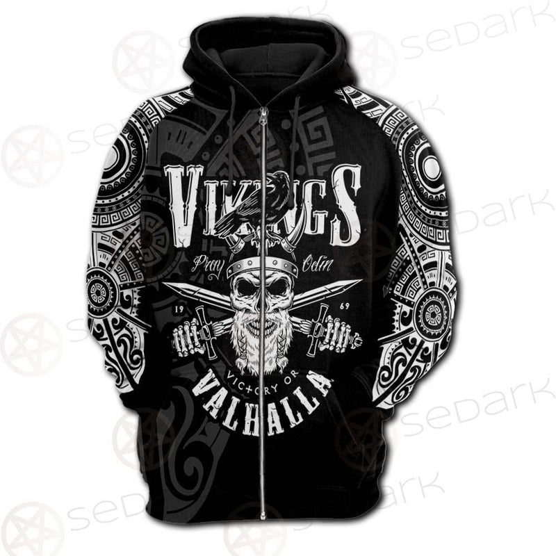 Viking Valhalla SED-0208 Hoodie Raglan Zip