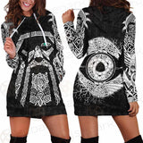 Viking Odin SED-0209 Hoodie Dress