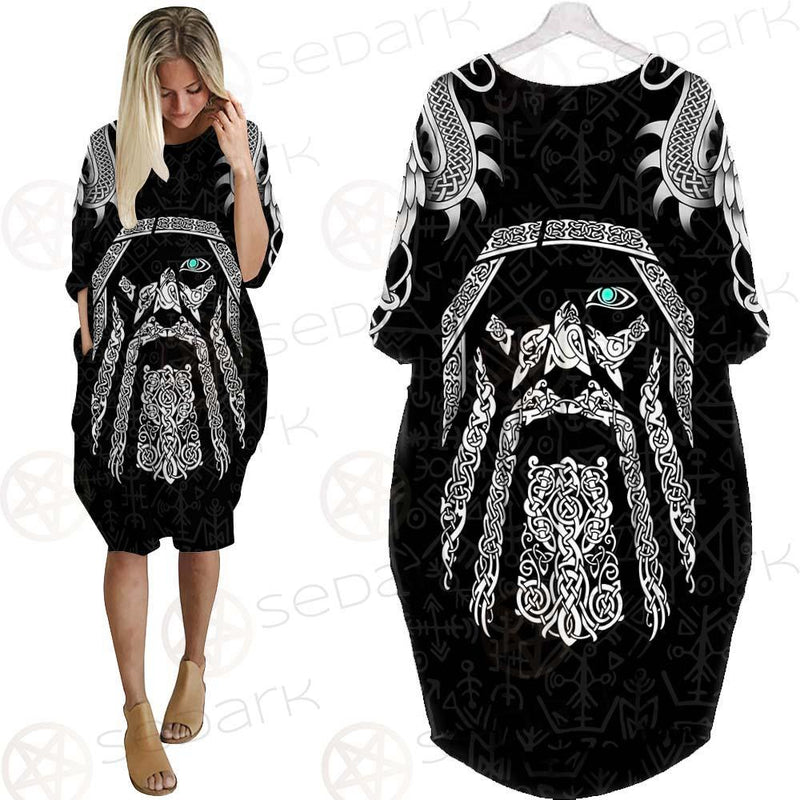 Viking Odin SED-0209 Batwing Pocket Dress