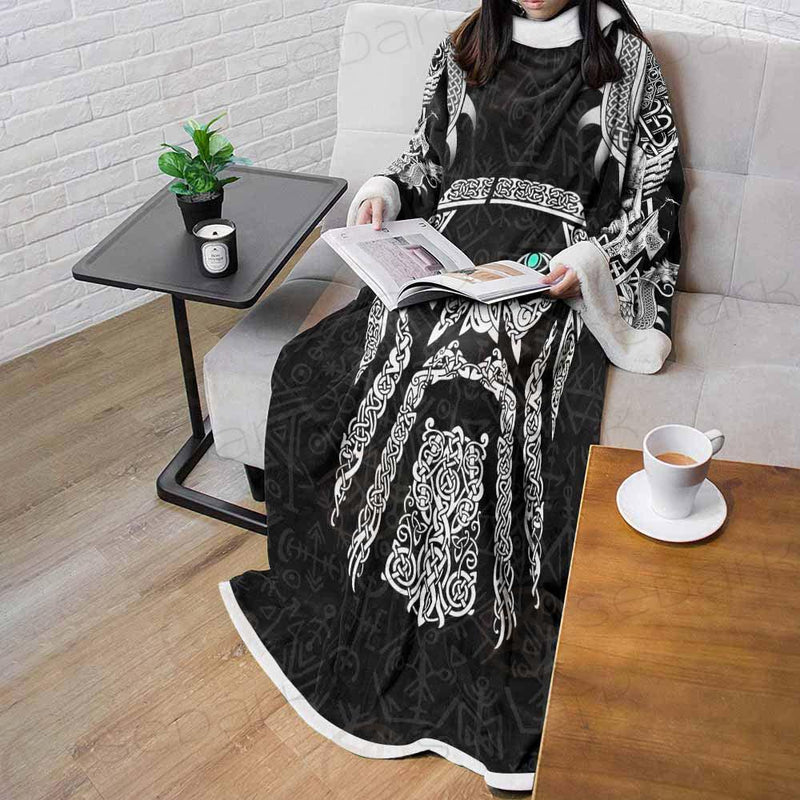 Viking Odin SED-0209 Sleeved Blanket