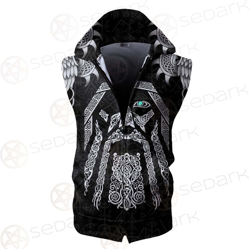 Viking Odin SED-0209 Zip Sleeveless Hoodie