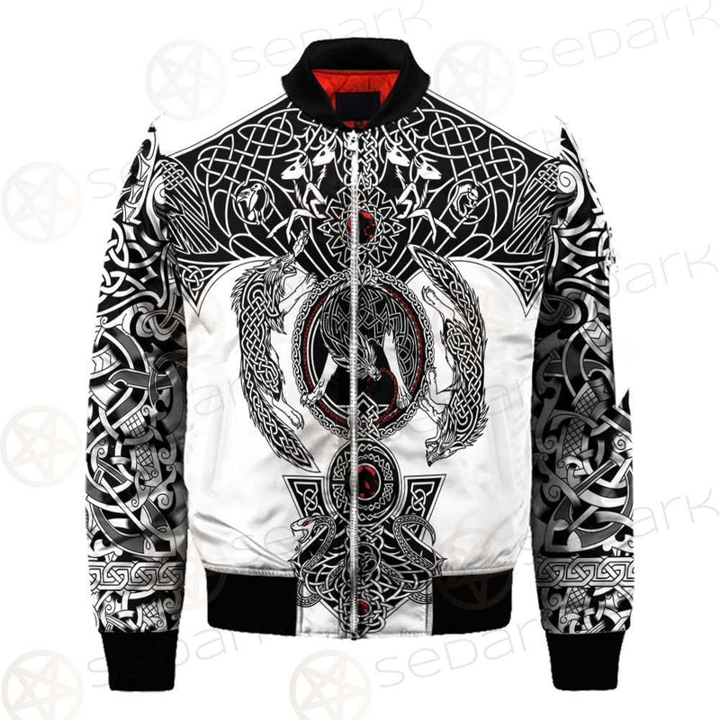 Viking Symbol Pattern SED-0210 Bomber Jacket