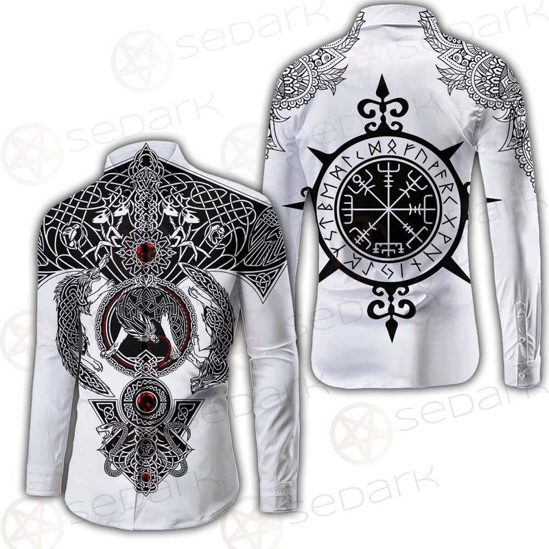 Viking Symbol Pattern SED-0210 Long Sleeve Shirt