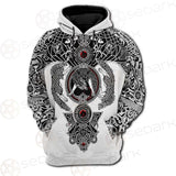 Viking Symbol Pattern SED-0210 Hoodie Raglan