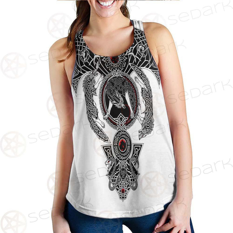 Viking Symbol Pattern SED-0210 Women Tank Top