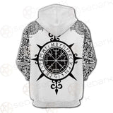 Viking Symbol Pattern SED-0210 Hoodie Raglan