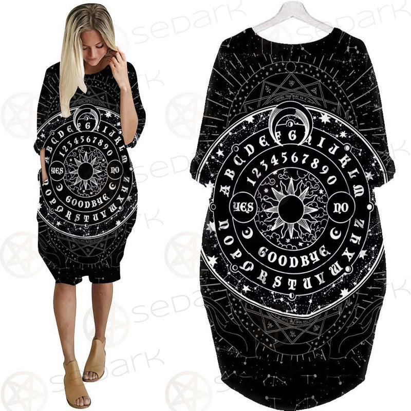 Satan Ouija SED-0211 Batwing Pocket Dress