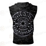 Satan Ouija SED-0211 Zip Sleeveless Hoodie