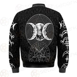 Wicca Symbol Triple Moon SED-0234 Bomber Jacket