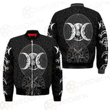 Wicca Symbol Triple Moon SED-0234 Bomber Jacket