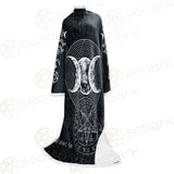 Wicca Symbol Triple Moon SED-0234 Sleeved Blanket