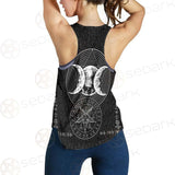 Wicca Symbol Triple Moon SED-0234 Women Tank Top