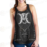 Wicca Symbol Triple Moon SED-0234 Women Tank Top