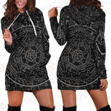 Medieval Occult Sign SED-0235 Hoodie Dress