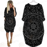 Medieval Occult Sign SED-0235 Batwing Pocket Dress