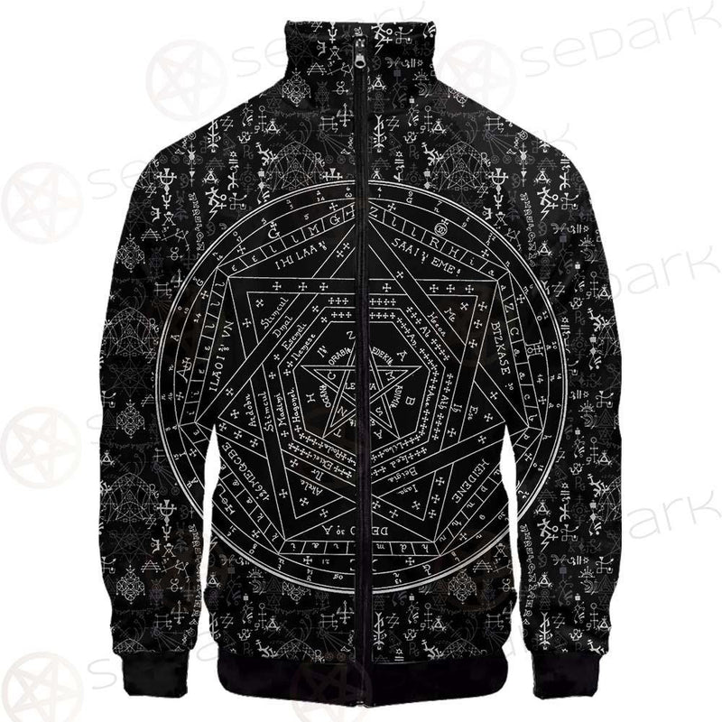 Medieval Occult Sign SED-0235 Stand-up Collar Jacket